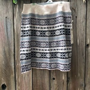 Adventura clothing sweater skirt.